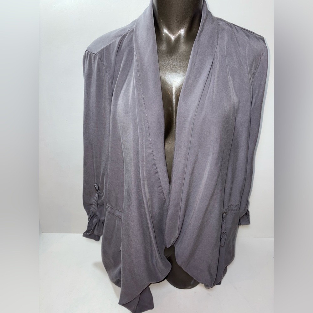 Light Gray Women's Drape Jacket